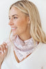 Moon & Star Print Scarf Pink