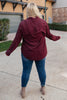 Office Miss Top in Burgundy