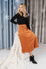 Once Upon A Time Skirt in Tangerine