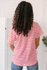 One and Only Stripes Top in Red