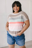Peachy Back V Top