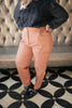 Peighton Paper Bag Pants in Camel