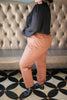 Peighton Paper Bag Pants in Camel