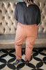 Peighton Paper Bag Pants in Camel