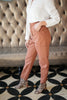 Peighton Paper Bag Pants in Camel