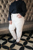 Peighton Paper Bag Pants in Ecru