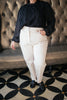 Peighton Paper Bag Pants in Ecru