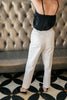Peighton Paper Bag Pants in Ecru