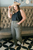 Peighton Paper Bag Pants in Olive