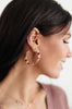 Pink Hoop Earrings