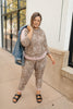 Pink Leopard Joggers