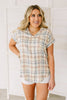 Plaid To The Bone Top