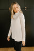 Plain Jane Turtle Neck Top in White