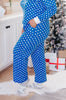 Polka Dot Joy Bottoms in Royal