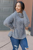 Popcorn And A Movie Sweater in Gray