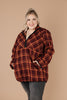 Pretty Plaid Half Zip Pullover