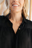 Professionally Casual Top in Black