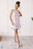 Quilted With Florals Day Dress