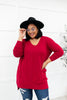 Red Carpet Tunic Top