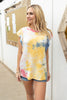 Ruffle Sleeve Tie Dye Top