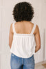 Southern Living Eyelet Trimmed Tank