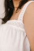 Southern Living Eyelet Trimmed Tank