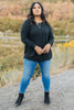 Sadie's Simple Sweater in Black
