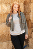 Sadie's Simple Sweater in Gray