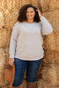 Sadie's Simple Sweater in Gray