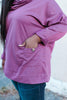 Safe & Sound Cowl Neck In Sugarplum