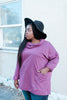 Safe & Sound Cowl Neck In Sugarplum