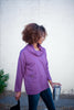 Safe & Sound Cowl Neck In Sugarplum