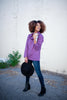 Safe & Sound Cowl Neck In Sugarplum