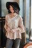 Salina Satin Top in Cream