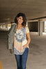 Sassy Swirl Tie Dye Tee In Gray