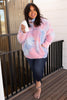 Shades and Sherpa Pullover in Cotton Candy