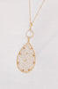 Shimmering Teardrop Necklace