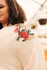 Shoulder Details Cream Cardigan