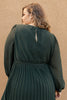 Simple And Pleated Dress in Eden