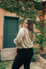 Simple Satin Top in Cream