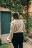 Simple Satin Top in Cream