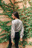 Simple Satin Top in Silver