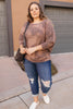 Slouchy Sleeve Top in Mocha