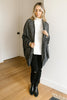 Slouchy Vibe Cardigan in Charcoal
