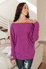 Snowed In Sweater in Magenta