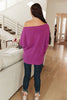 Snowed In Sweater in Magenta