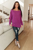 Snowed In Sweater in Magenta