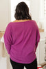 Snowed In Sweater in Magenta