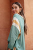 Sporty Stripe Pullover In Mint
