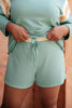Sporty Stripe Shorts In Mint